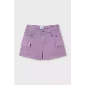 Mayoral pantaloni scurti copii culoarea violet, neted, 6218 imagine