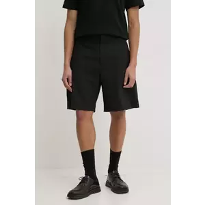 MSGM pantaloni scurți din lână culoarea negru, 3840MB08X.257127 imagine