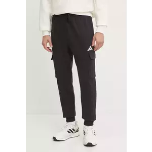 adidas pantaloni de trening Feelcozy culoarea negru, neted, JE3820 imagine