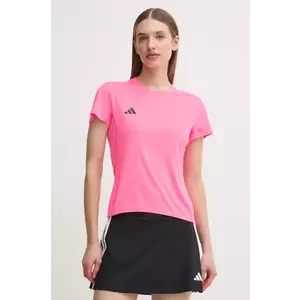 adidas Performance tricou de alergare Adizero Essentials culoarea roz, JF3497 imagine