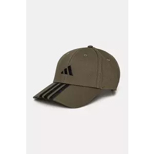 adidas sapca BBALL 3S CAP NL culoarea verde, cu imprimeu, JP0386 imagine