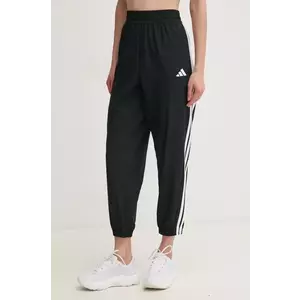 adidas Performance pantaloni de antrenament 3 Stripes culoarea negru, cu imprimeu, JI8313 imagine