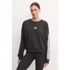 adidas bluza Essentials femei, culoarea negru, cu imprimeu, JE0016 imagine