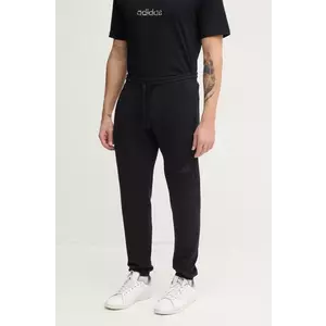 adidas pantaloni de trening din bumbac ALL SZN culoarea negru, neted, IV5216 imagine