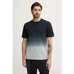 adidas tricou din bumbac ALL SZN Dip Dye barbati, culoarea gri, modelator, JJ3694 imagine