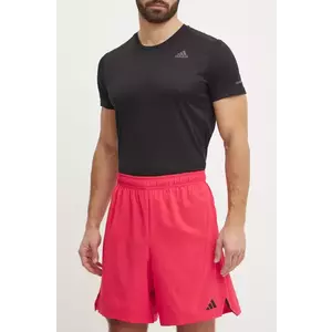 adidas Performance pantaloni scurți de antrenament Designed for Training culoarea rosu, JP4940 imagine