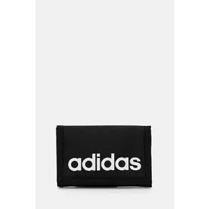 adidas portofel LINEAR WALLET culoarea negru, JE8346 imagine