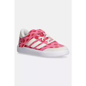 adidas sneakers pentru copii COURTBLOCK MINNIE culoarea roz, IH6286 imagine