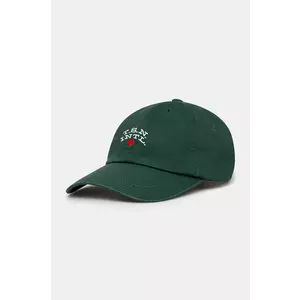 thisisneverthat șapcă de baseball din bumbac Heart Cap culoarea verde, cu imprimeu, TN243WHWBC08 imagine