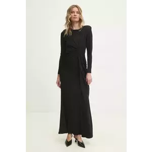 Answear Lab rochie culoarea negru, maxi, evazati imagine