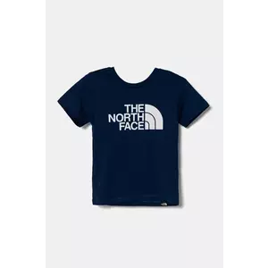 The North Face tricou copii S/S EASY TEE culoarea albastru marin, cu imprimeu, NF0A8DRND1R1 imagine