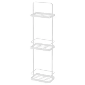 Yamazaki organizator de baie Tower culoarea alb imagine