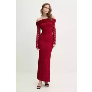 Rochie evazata bordo imagine