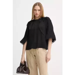 Day Birger et Mikkelsen camasa Zelie femei, culoarea negru, relaxed, DAY65243774 imagine