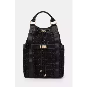 Morgan rucsac 2TAC femei, culoarea negru, mic, neted, 2TAC imagine