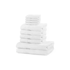 home & lifestyle set de prosoape Marina 10-pack culoarea alb, 0 imagine