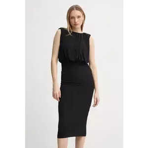 Day Birger et Mikkelsen rochie Virgine culoarea negru, midi, mulata, DAY65243771 imagine