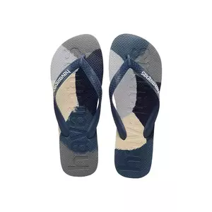 Havaianas slapi TOP LOGOMANIA COLORS II barbati, culoarea albastru marin, 4147526-0089 imagine