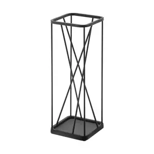 Yamazaki suport de umbrelă Nine Square culoarea negru imagine