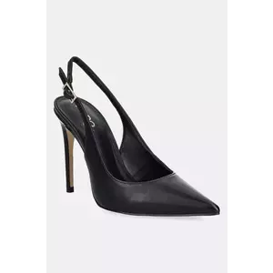 Aldo stilettos de piele STESSYSLING culoarea negru, 13918841 imagine