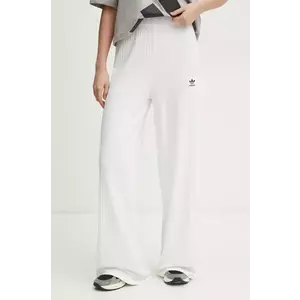 adidas Originals pantaloni Essential femei, culoarea bej, neted, JD1497 imagine