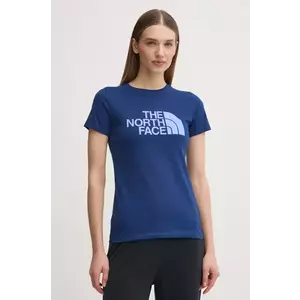 The North Face tricou Easy femei, culoarea albastru marin, NF0A8A6D89N1 imagine