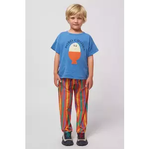 Bobo Choses pantaloni de trening pentru copii culoarea portocaliu, modelator, 125AC085 imagine