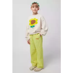 Bobo Choses pantaloni copii culoarea galben, neted, 125AC082 imagine