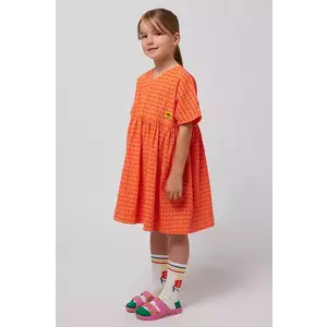 Bobo Choses rochie fete culoarea portocaliu, mini, evazati, 125AC091 imagine