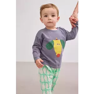 Bobo Choses longsleeve din bumbac pentru bebeluși Happy Dog 125AB017 imagine