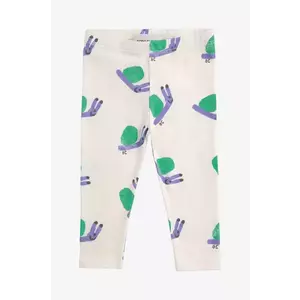 Bobo Choses leggins bebe Funny Snail culoarea alb, modelator, 125AB050 imagine