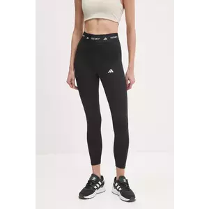 adidas Performance leggins de antrenament Techfit culoarea negru, cu imprimeu, IT2273 imagine