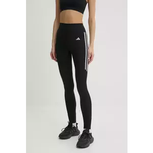 adidas Performance leggins de antrenament Optime culoarea negru, cu imprimeu, IW5463 imagine