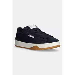 Tommy Jeans sneakers din piele intoarsă SKATER SNEAKER culoarea albastru marin, EM0EM01607 imagine