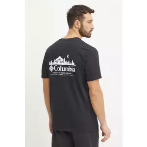 Columbia tricou barbati, culoarea negru, cu imprimeu imagine