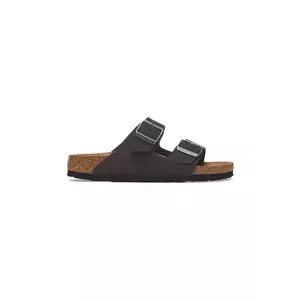 Birkenstock papuci din nubuc Arizona SFB culoarea negru, 1019035 imagine