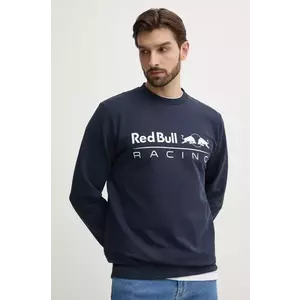 Red Bull Racing x Pepe Jeans bluza TEAM LOGO CREW barbati, culoarea albastru marin, cu imprimeu, RM580017 imagine