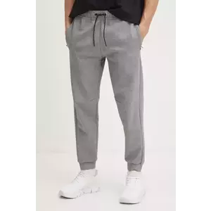 Hummel pantaloni de trening culoarea gri, neted, 225920 imagine