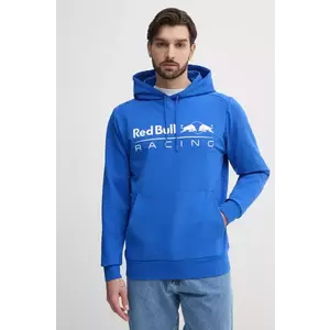 Red Bull Racing x Pepe Jeans bluza TEAM LOGO HOODY barbati, culoarea violet, cu glugă, cu imprimeu, RM580016 imagine