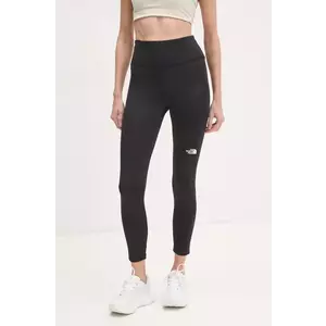 The North Face leggins sport Flex femei, culoarea negru, neted, NF0A8BRXJK31 imagine