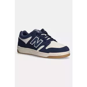 New Balance sneakers 480 culoarea albastru marin, BB480LPC imagine