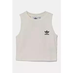 adidas Originals top copii culoarea alb, JC8431 imagine