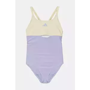 adidas Performance costum de baie dintr-o bucată pentru copii culoarea violet, JG3546 imagine