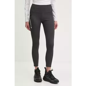 Columbia leggins sport Move femei, culoarea gri, melanj, 2072961 imagine