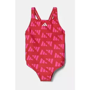 adidas Performance costum de baie dintr-o bucată pentru copii culoarea rosu, JG6050 imagine