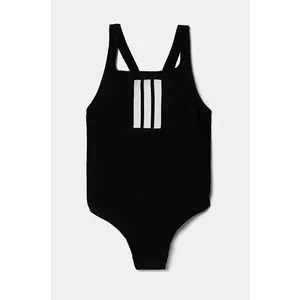 adidas Performance costum de baie dintr-o bucată pentru copii culoarea negru, JE2404 imagine