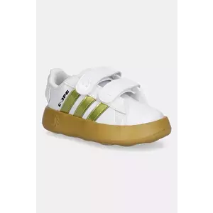 adidas sneakers pentru copii DROIDS Grand Court culoarea alb, IH1138 imagine