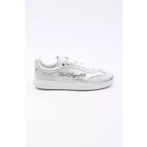 Karl Lagerfeld sneakers din piele ATLAS culoarea alb, KL63822 imagine