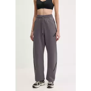 adidas pantaloni de trening Z.N.E. culoarea violet, cu imprimeu, JC5411 imagine