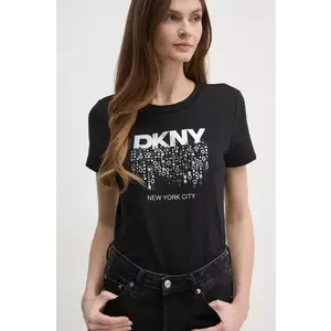 Dkny tricou femei, culoarea negru, P4JHLWNA imagine